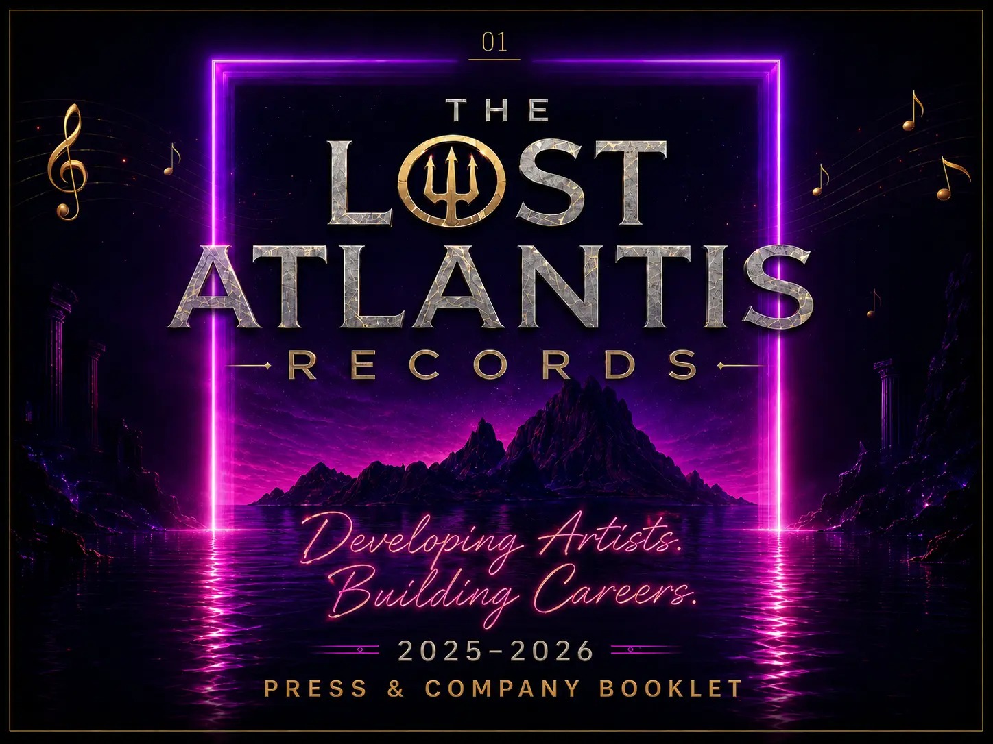 The Lost Atlantis Records 2025-2026 press kit cover