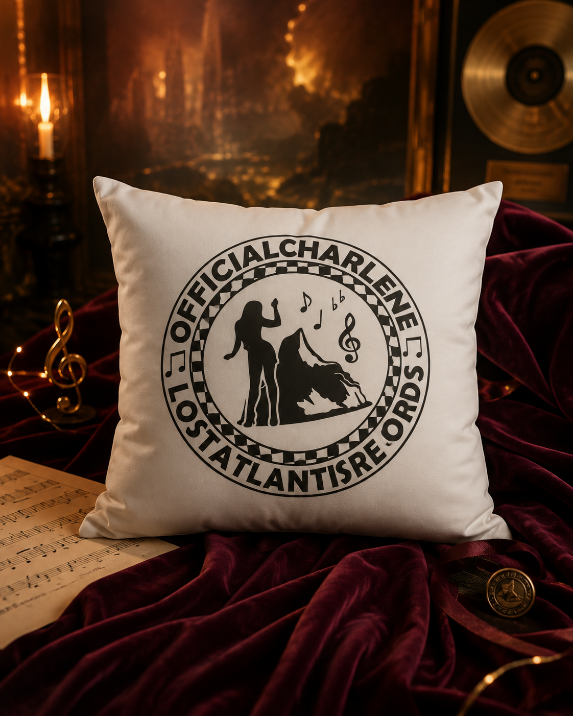 OfficialCharlene Logo Cushion